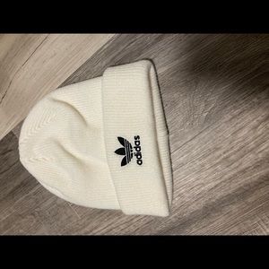 White Adidas Beanie
